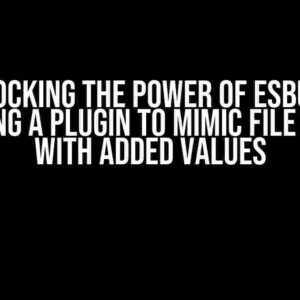 Unlocking the Power of Esbuild: Creating a Plugin to Mimic File Loader with Added Values