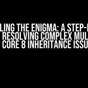 Unraveling the Enigma: A Step-by-Step Guide to Resolving Complex Multi-Level EF Core 8 Inheritance Issues